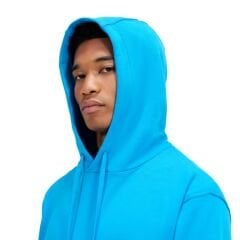 M LOGO HOODY LIGHT BLU/BLU