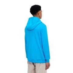 M LOGO HOODY LIGHT BLU/BLU